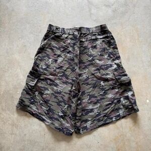 Baggy Camo Guide Gear Cargo Shorts Long Jorts Vintage Y2K Surf
